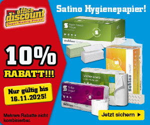 10% Rabatt auf Sation Hygienepapiere