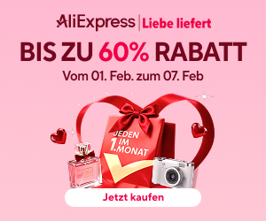 Valentinstags-Sale: Bis zu 60% Rabatt